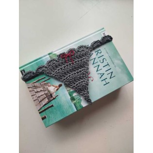 Tanga - označivač stranica / bookmarker - sivi