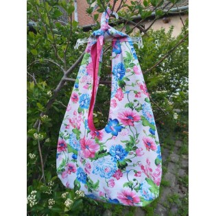 Torba Skitalica - cvijeće - ružičasta