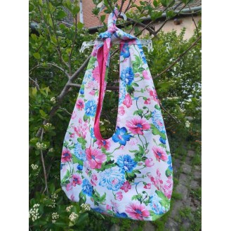 Torba Skitalica - cvijeće - ružičasta