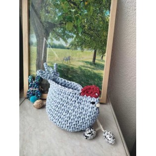 Košara Kokoš - uskrsna dekoracija