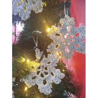 Pahuljica - ukras za bor - set -3 komada Pahuljica - ukras za bor - set -3 komada