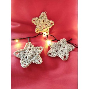 Zvjezdica - ukras za bor - set -3 komada Zvjezdica - ukras za bor - set -3 komada