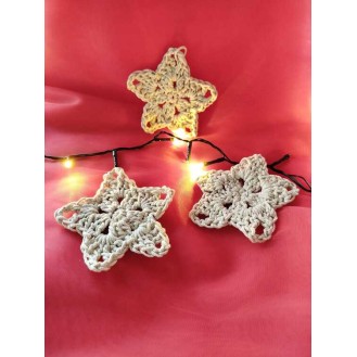Zvjezdica - ukras za bor - set -3 komada Zvjezdica - ukras za bor - set -3 komada