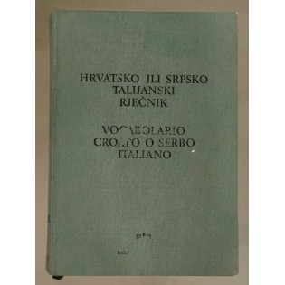 Hrvatsko ili srpsko talijanski rječnik