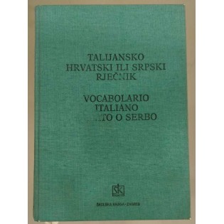 Talijansko hrvatski ili srpski rječnik